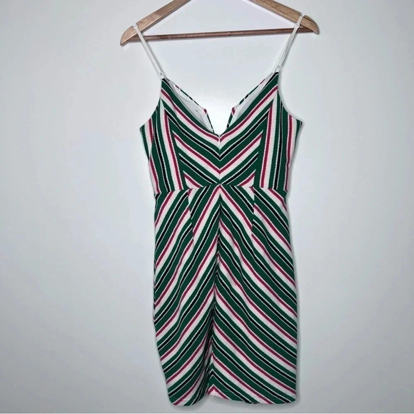 Line & Dot 70’s Striped Mini Dress Size Small - Picture 6 of 12